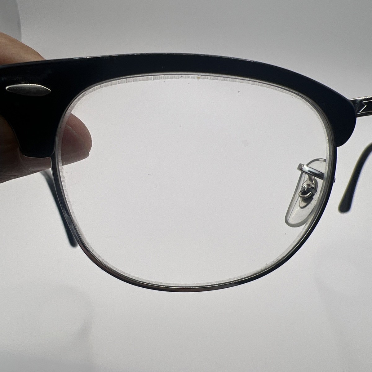 Ray Ban CLUBMASTER RB5154 2000 51-21-150 Black Silver Frames Only Ray-Ban RB5154 Clubmaster Eyeglasses | FramesDirect.com main image 2
