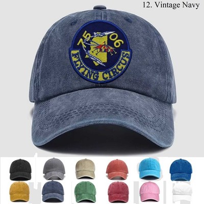 Customized Embroidered Usaf Flight Training Class 75-06, Trucker Hat, Gift Idea