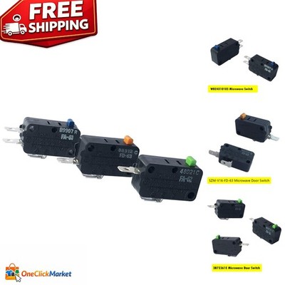 Compact Microwave Door Switch Set for GE: Easy DIY Installation & Durable Parts