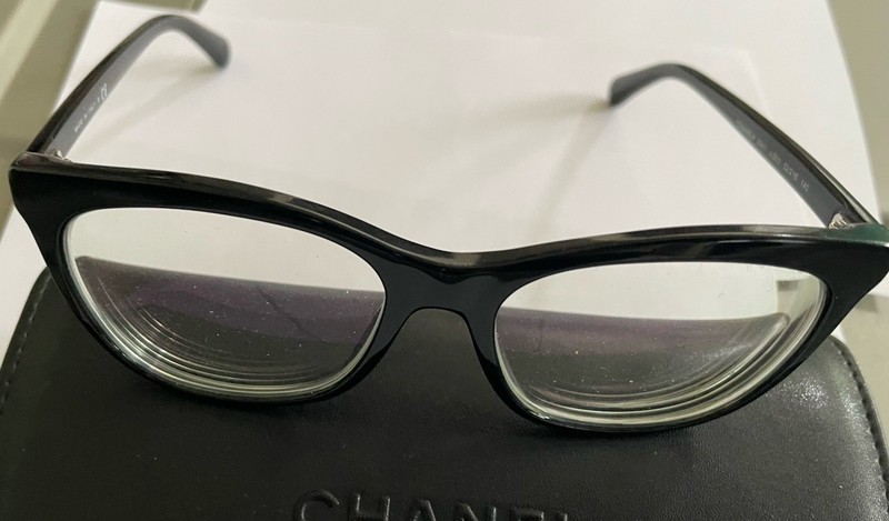 Chanel Eyeglasses Black Frame 