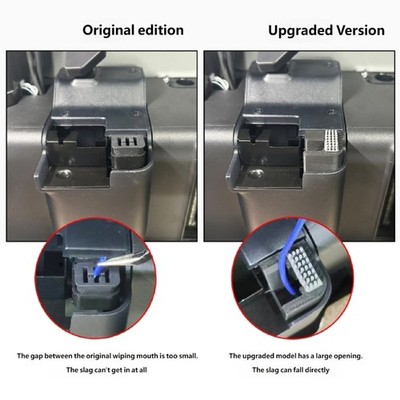 Quick Installation No Tool Need Wiping Nozzle Holder for Efficient 3D Printing