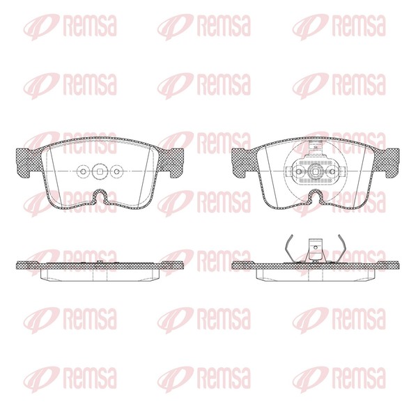 Bremsbelagsatz BremsklöTze Vorderachse FüR VW Golf Viii Variant CG5 DB5-image