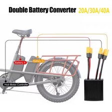 E-bike Dual Battery Discharge Converter Connection Adapter Balanced Discharge
