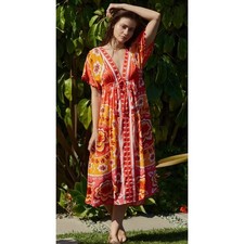 NEW Farm Rio Maxi Cover Up Dress size M medium