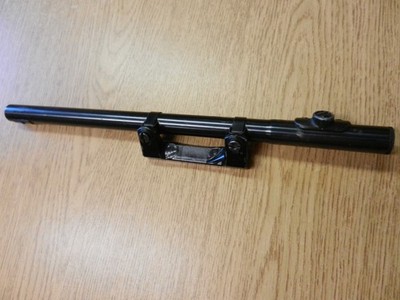 Vintage Mossberg No. 4MD 4x Power Rifle Scope W/Mount Standard Cross Hairs Clear