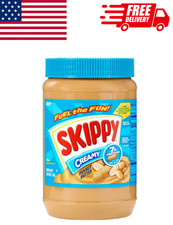 SKIPPY Creamy Peanut Butter 40  oz, 7  g protein per serving, shelf-stable jar