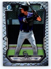 2026 Bowman Chrome 1st Matt Klein Reptilian Refractor🔥🔥