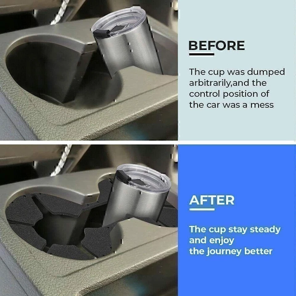 FIT For Honda Pilot 2009-2015 Car Front Console Cup Holder Tab Foam Sheet  1FIRE - Image 2 of 4