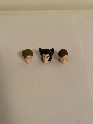 Vintage 1994 Morph X-MEN Toy Biz Marvel Comics Animated Series Set Of Heads