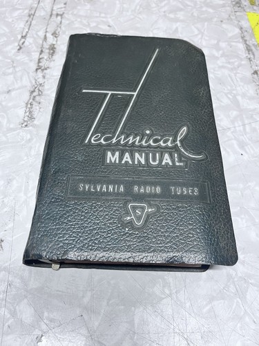 Sylvania Radio Tubes 1951 Technical Manual Illustrated Vintage 8th Edition