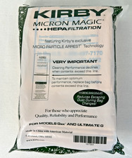 Kirby Micron Magic Hepa Filtration 9 Pack Vacuum Bags 197301, Gsix  Ult. G, NEW