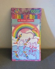 SEALED Vintage Lisa Frank My Sticker Collection Book Unicorns 100 Stickers