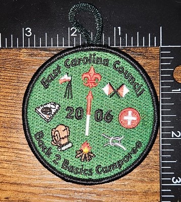 East Carolina Council Back 2 Basics Camporee 2006 BSA Patch 