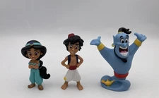 ALADDIN, JASMINE & GENIE Just Play Disney Limited Edition 100 Years Figures