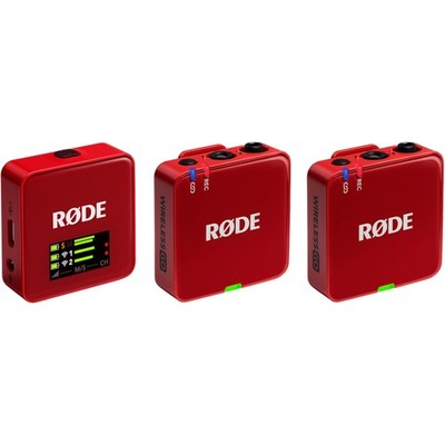 Rode Microphones Wireless GO (Gen 3), Mikrofon, rot