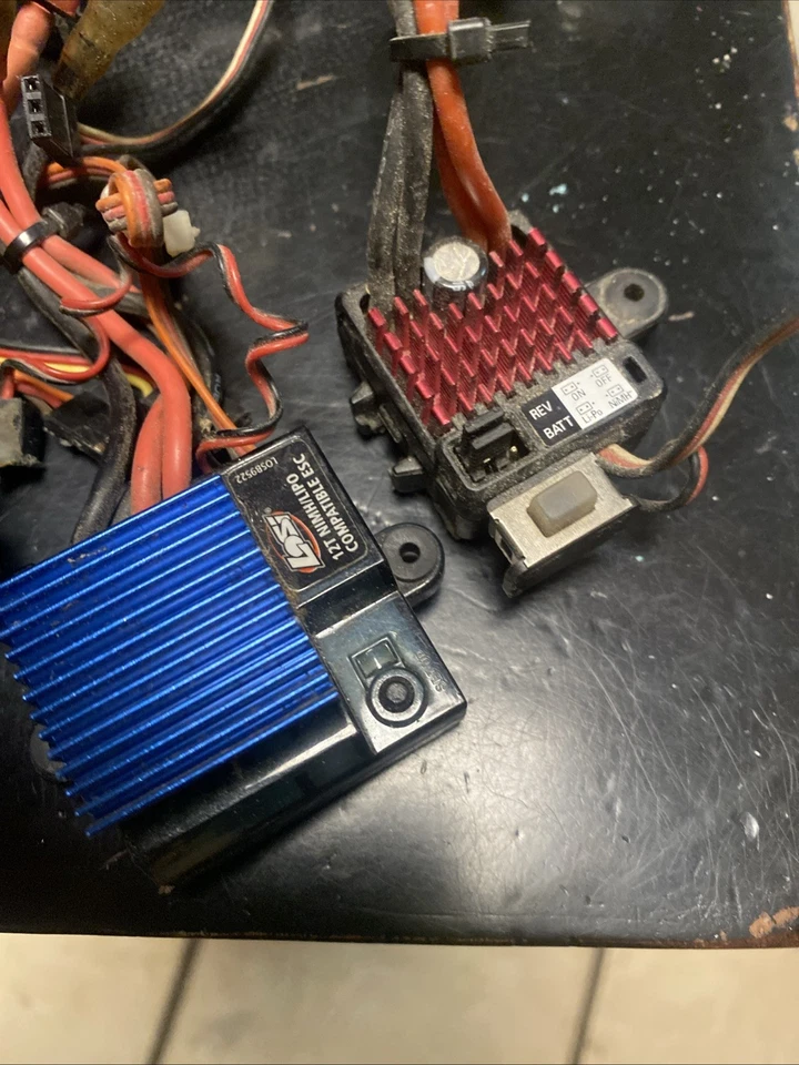 RC Car Parts Bundle Novak AE Ace Losi Spektrum  DX4C Hobbico Read Description - Image 2 of 4