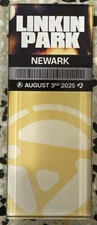 LINKIN PARK PRUDENTIAL CENTER NEWARK NJ COMMEMORATIVE TICKET MAGNET IN HAND