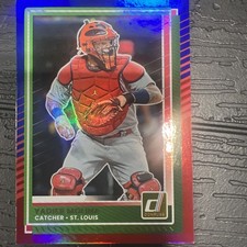2025 Panini Donruss - Yadier Molina #66 Red & Blue