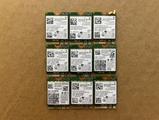 Lot of 9 Intel Dual Band AC-7260 7260NGW Wireless-AC Wifi Bluetooth Card