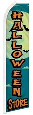 Trade Winds Halloween Store Advertising 2.5'x11.5' Super-Knit Poly Swooper su...