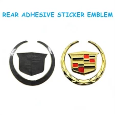 Rear Liftgate 4.25" Adhesive Decal Emblem Gold Symbol Ornament For ATS SRX Badge