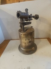 Antique Brass Blow Torch Gas/Kerosene with no Handle