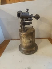 Antique Brass Blow Torch (Gas/Kerosene) with no  Handle