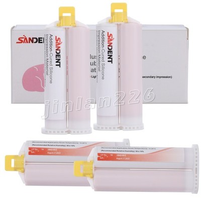 Light Body Regular Set Dental VPS Impression Material 50ml. Cart, 4/Bx +20 Tips