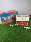 Vintage Fisher Price #915 Play Family Farm With Box Figures Animals