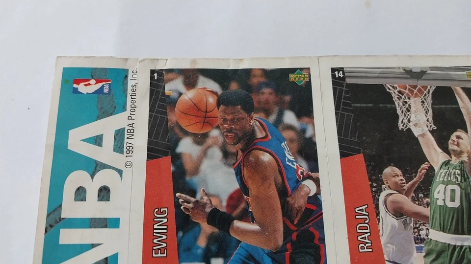 NBA 1997 Figuritas Ole Argentina Набор из 3 Неразрезанных Наклейок Листы Баскетбол - Изображение 4 из 4