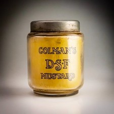 Colman&rsquo;s DSF Mustard Advertising Glass Inkwell Stourbridge Ware England