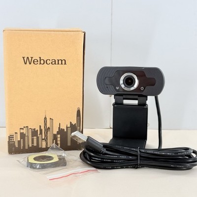 USB Webcam 1080P HD 2 Megapixel Microphone MIC Adjustable Clip Wide Angle