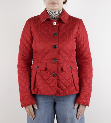 Authentic Burberry Burberry London Red Burberry Quilted Jacket