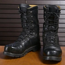 Heavy Duty Austrian Army Black Warm Mens Boots