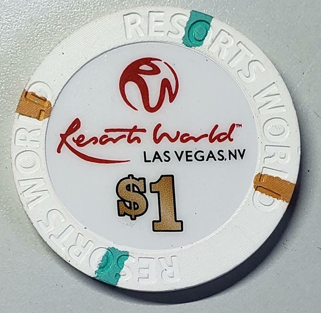 $1 Resorts World - Las Vegas Nevada House Chip - MINT - Never seen table play $1 Resorts World - Las Vegas Nevada House Chip - MINT - Never seen table play
