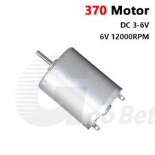 Mini 370 Elektromotor B3 Hoch Drehzahl DC 3-6V 12000RPM Spielzeug RC Auto Schiff