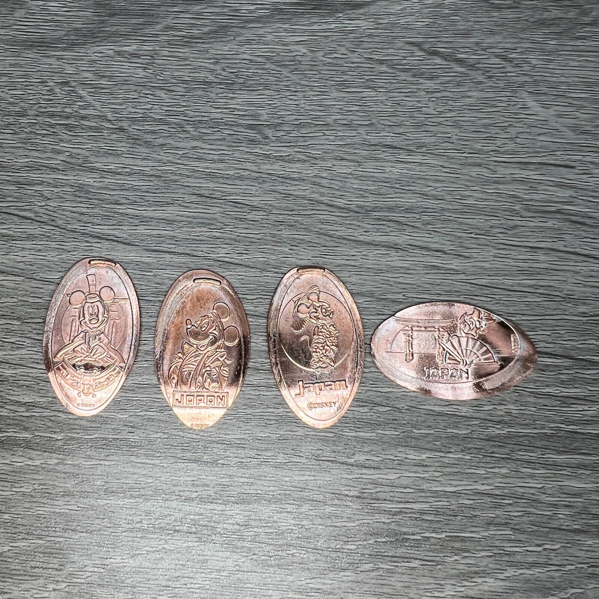 DISNEY PARKS Pressed Penny Lot EPCOT Japan World Showcase