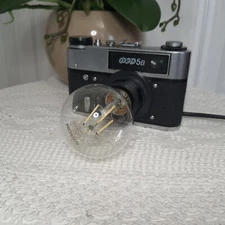 Fed 5, camera lamp, wall lamp, wall decor, table lamp, vintage, original USSR.