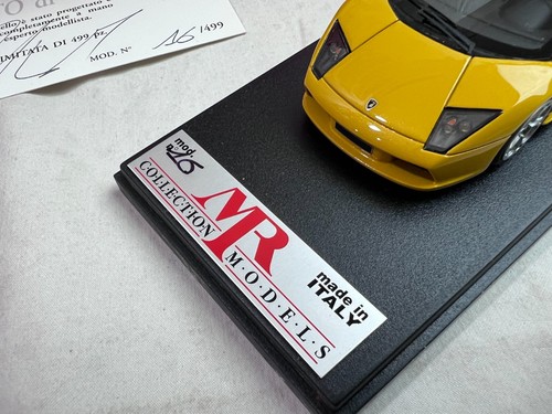 1/43 MR COLLECTION Lamborghini Murcielago Roadster Detroit gold L.E. 16/499 - Picture 5 of 12