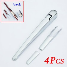 Für Mazda CX-5 2017-2024 Hinten Scheibenwischer Abdeckung Trimme Chrom Zubehör