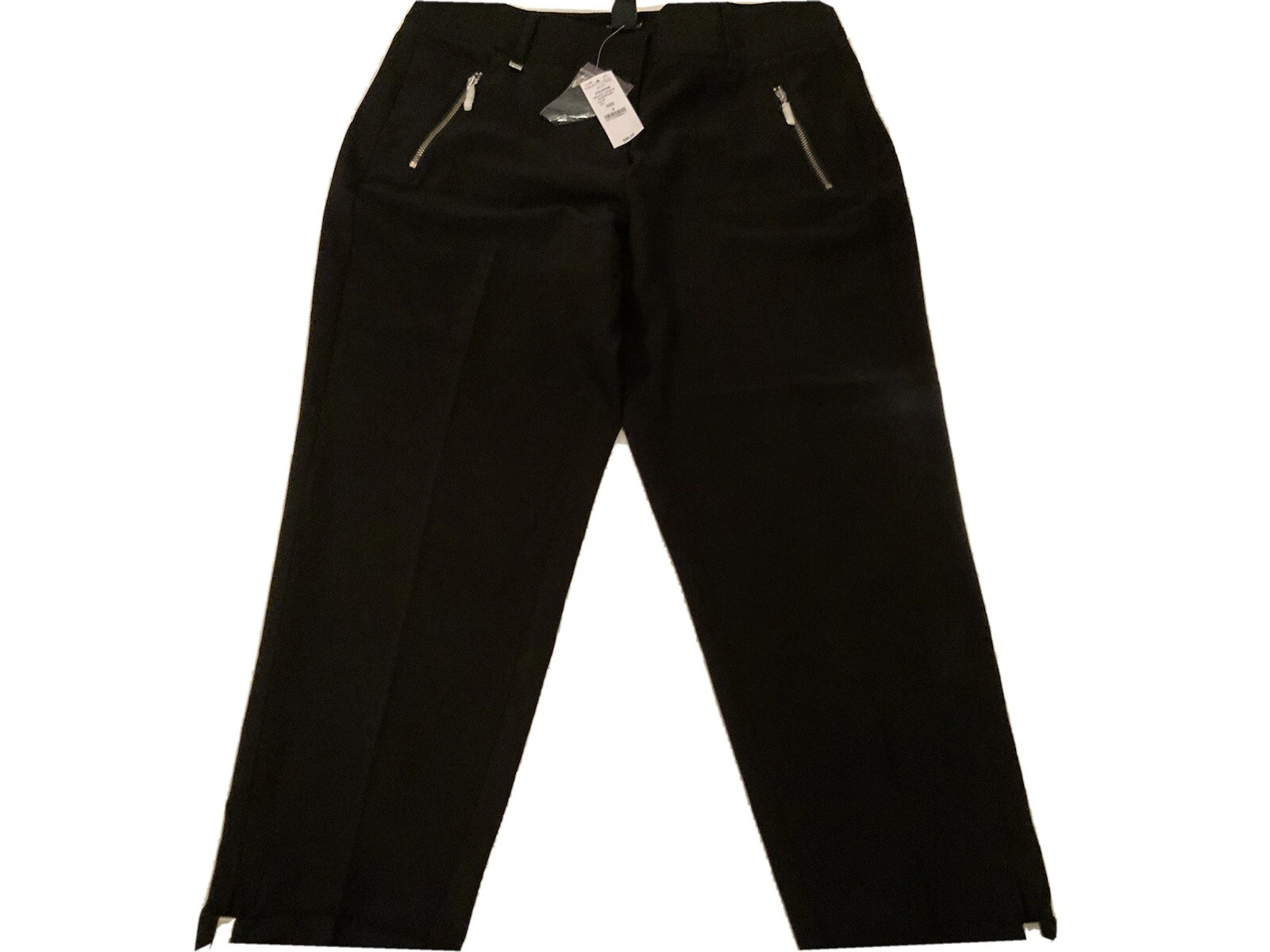 White House Black Market Straight Crop Capri Pants Womens Size 4 Career Casual