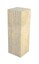 vintage modern faux marble travertine pedestal sculpture plant stand