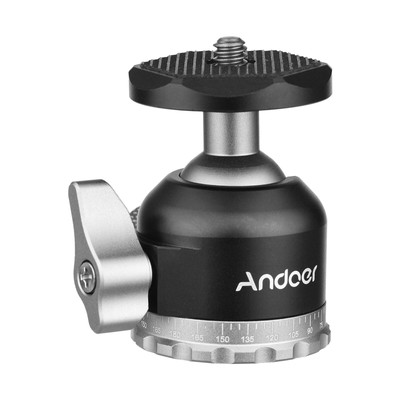 Compact Panorama Ballhead Tripod Mount  Aluminium Alloy  B7B1
