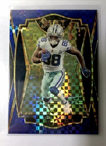 2020 Select Football CeeDee Lamb Blue Checkerboard RC Prizm Premier Level  /149