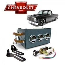 73-87 Chevy Truck Auxiliary Under Dash Cab Heater Box Assembly 350 Sierra Square 73-87 Chevy Truck Auxiliary Under Dash Cab Heater Box Assembly 350 Sierra Square