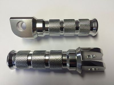 Fahrer Fußrasten Alu Paar für Kawasaki ZR 550 Zephyr ZR 550 B BJ 1991-1999 NEU B