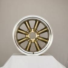4 Pcs Rota Rkr Wheels 17x9.5 -20 4x114.3  Ryl Gold