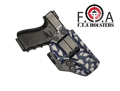 Concealment  Holster IWB Subedued PR flag with claw & built in wedge.