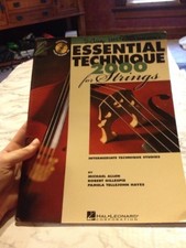 Essential Technique For Strings Bass Book 3 Intermediate Technique Studites