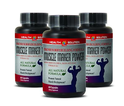 Alpha Lipoic Acid - Mass Weight Gainer MUSCLE MAKER POWER 3 Bottles 